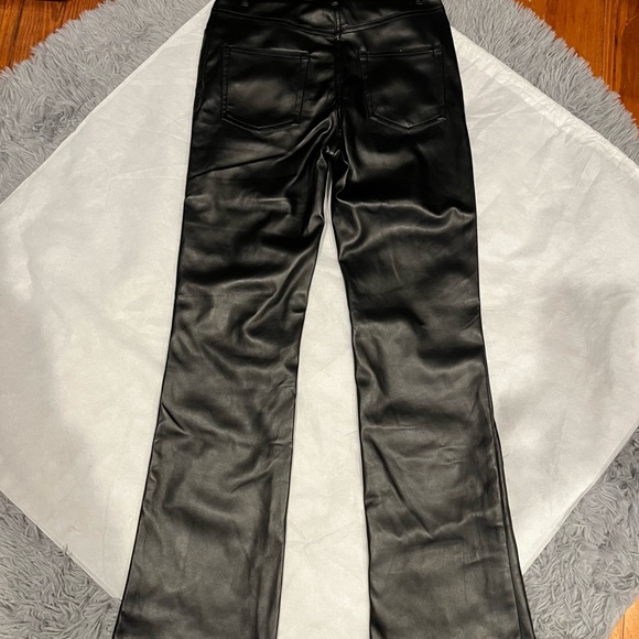 Women’s SIX/FIFTY Faux Leather Boot Cut Jeans sz XS - Picture 4 of 6
